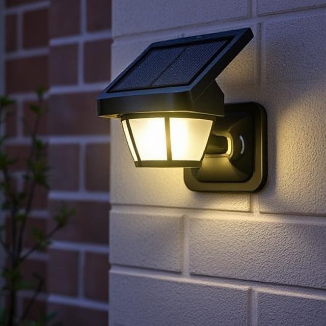 lampes solaires avec détecteur de mouvement