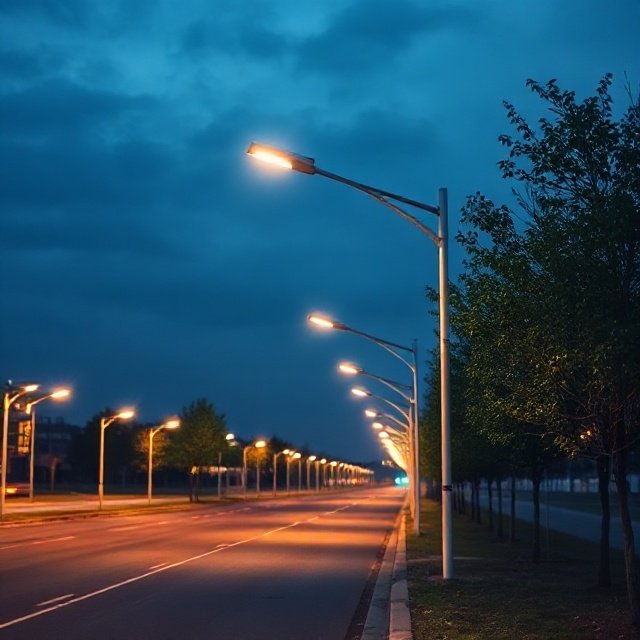 solar LED street lights