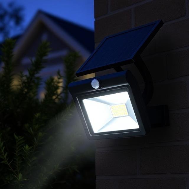 Solar-Flutlicht Bewegungsmelder