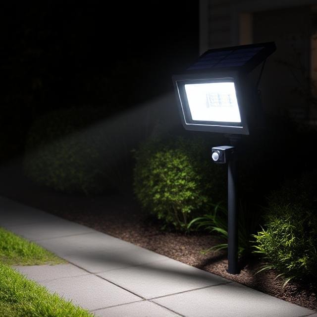 Solar-Flutlicht Bewegungsmelder