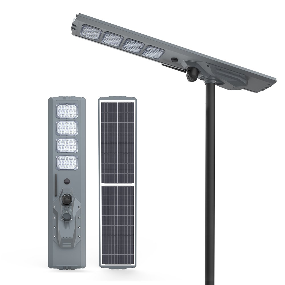 lampadaire solaire avec caméra
