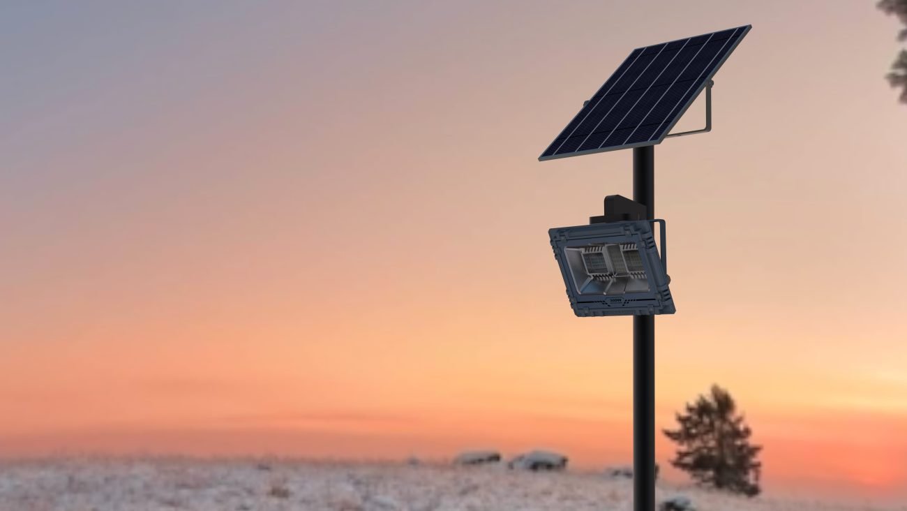 leistungsstarke Solar-Flutlichter