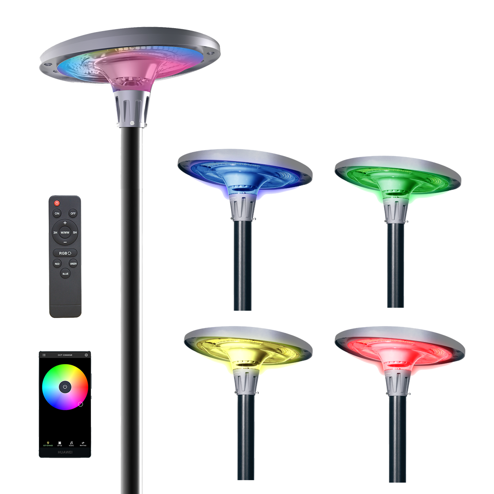 Luzes solares para postes