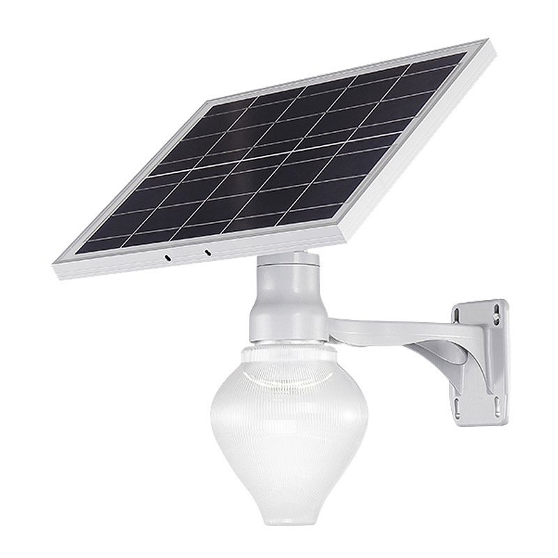 Éclairage de l'abri de jardin à énergie solaire