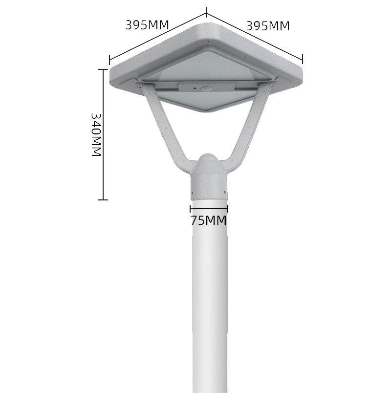 Lampes solaires pour poteaux à l'extérieur