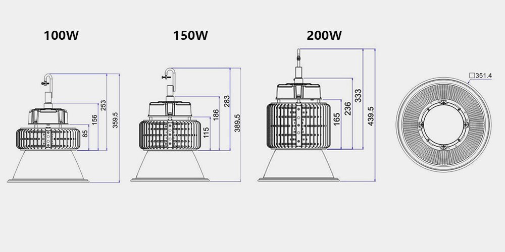 Luz LED UFO High Bay