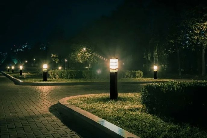 Luzes solares exteriores