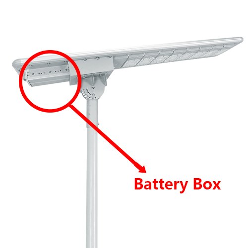Farola solar con batería