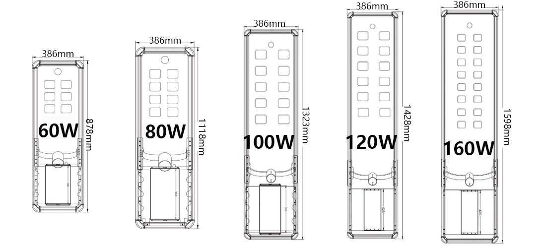 Solar powered street lamp